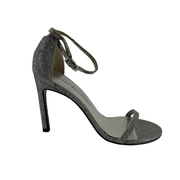 Stuart Weitzman Nudistsong Platinum Heels Size 6