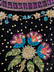 La Fuori Beaded and Embroidered Jacket Size M