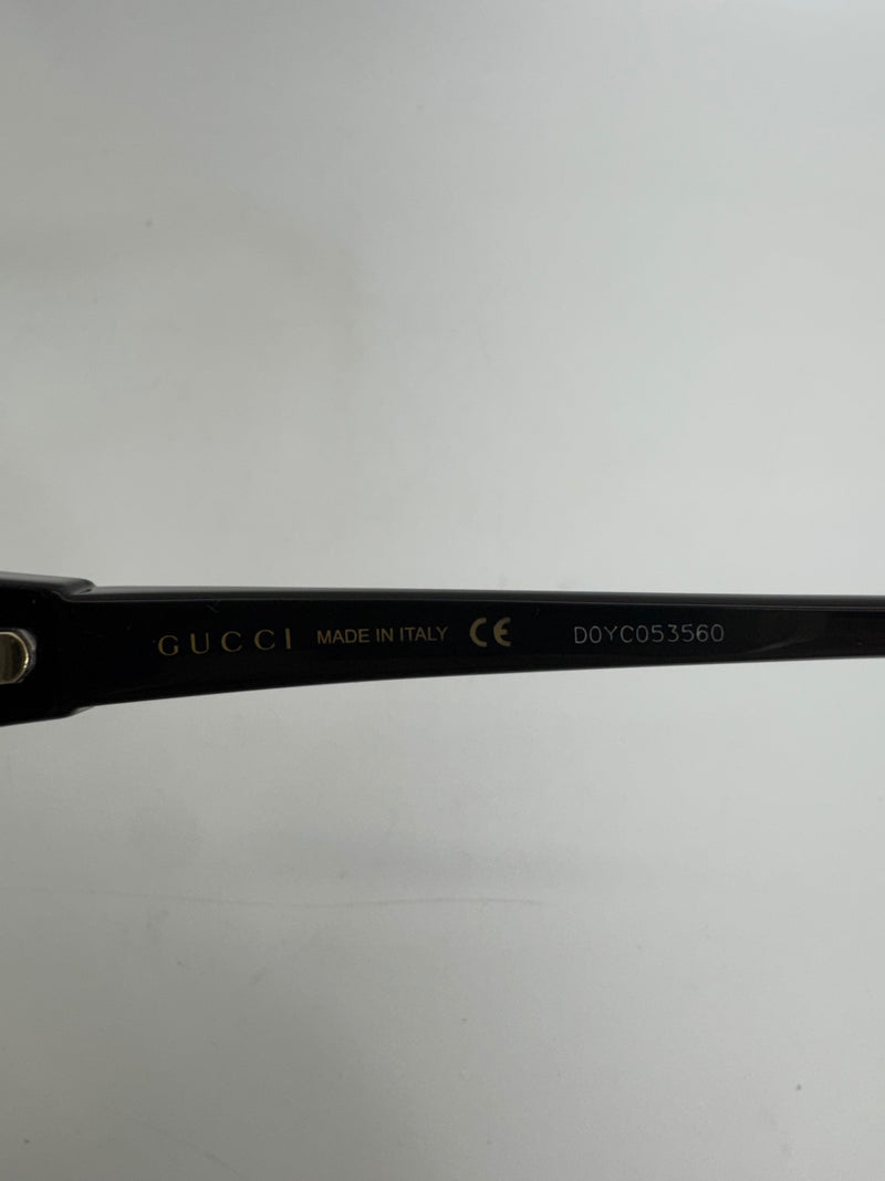 Gucci Black Oversized Square Sunglasses