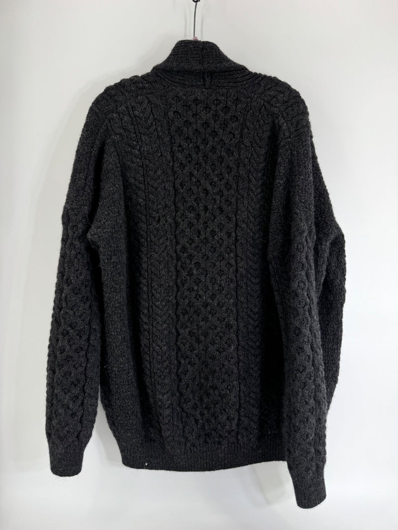 Carraig Donn 100% Wool Gray Sweater Size 2XL