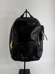 Tumi Black Leather Hannah Backpack