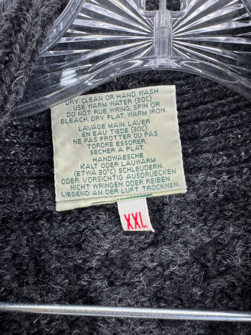 Carraig Donn 100% Wool Gray Sweater Size 2XL