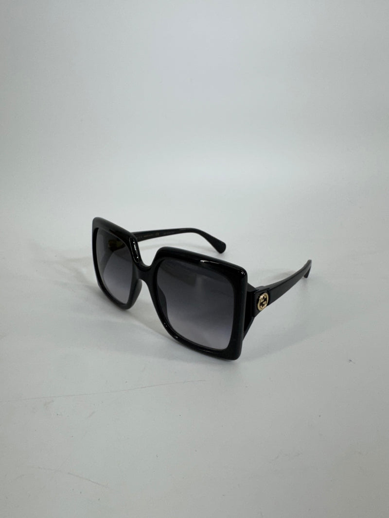 Gucci Black Oversized Square Sunglasses
