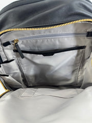 Tumi Black Leather Hannah Backpack