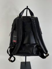 Tumi Black Leather Hannah Backpack