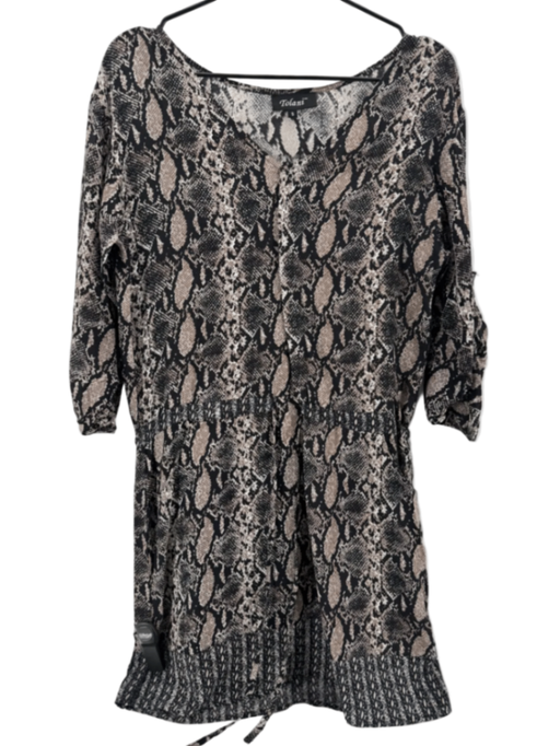 Tolani Snakeskin Print Dress Size Small