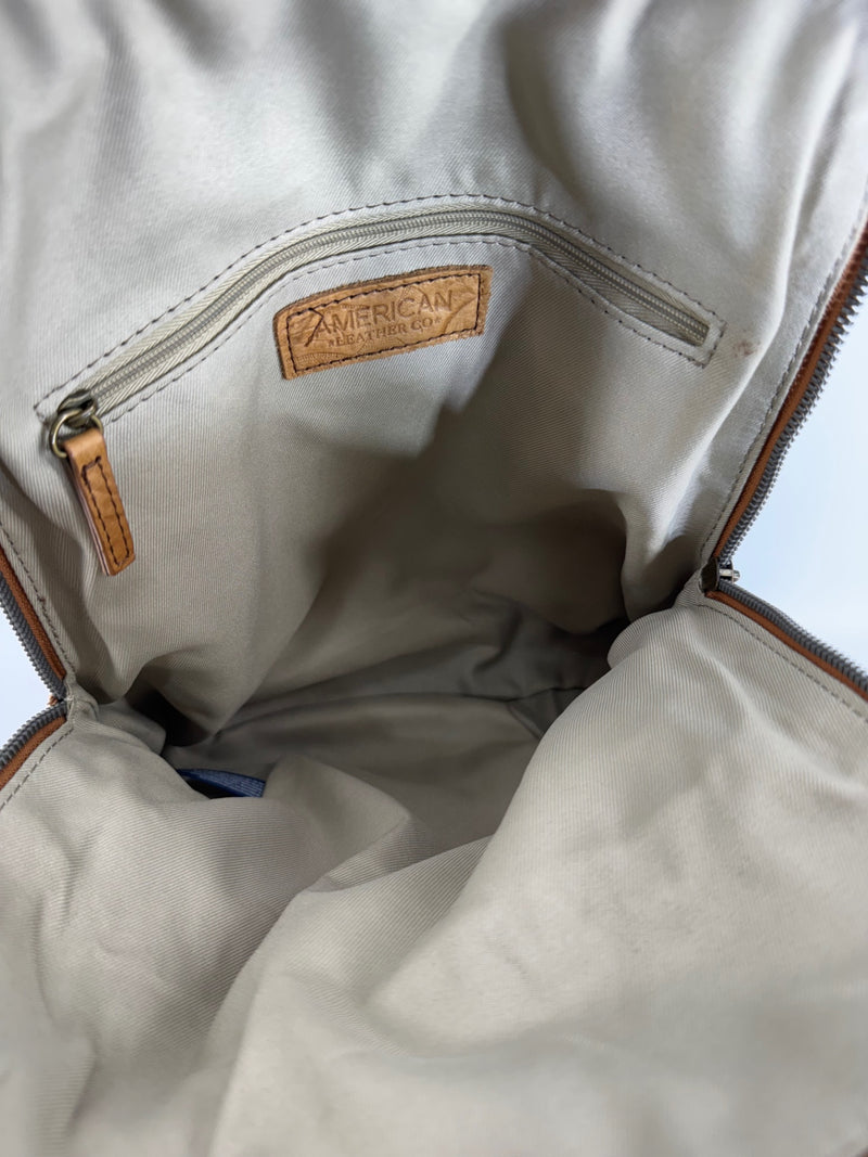 American Leather Co.Brown Leather Backpack