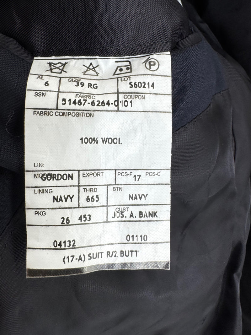 Jos. A. Bank Navy Blazer Size 39R