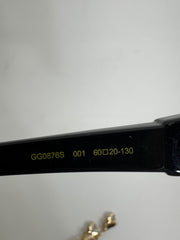 Gucci Black Oversized Square Sunglasses