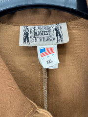 Classic Styles Brown Canvas Duster Sizs 2XL