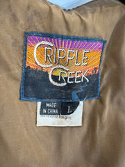 Cripple Creek Men’s Leather Vest Size LG