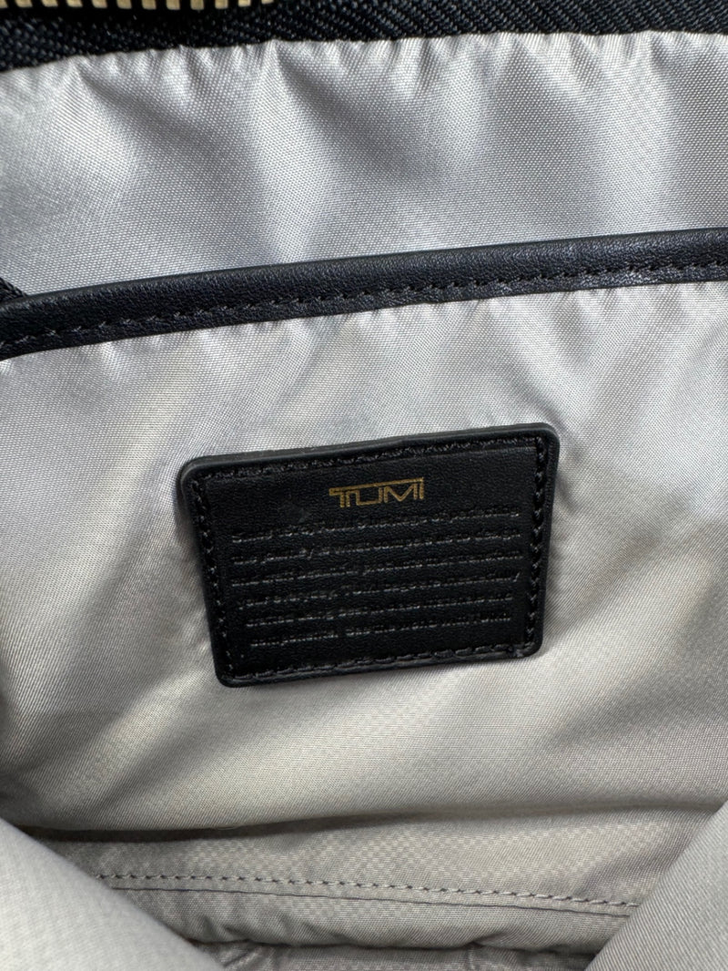 Tumi Black Leather Hannah Backpack