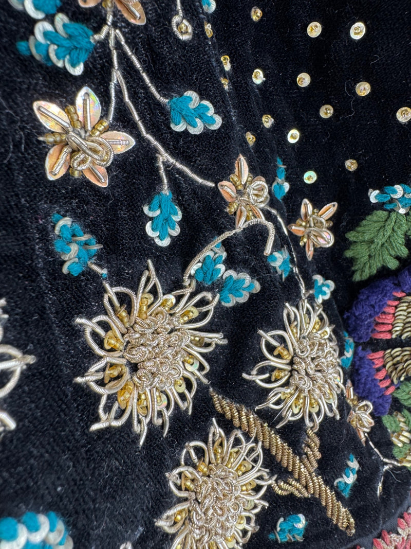 La Fuori Beaded and Embroidered Jacket Size M