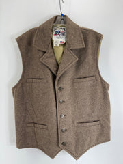 Schaefer Outfitters Brown Wool Vest Sizs XL