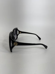 Gucci Black Oversized Square Sunglasses