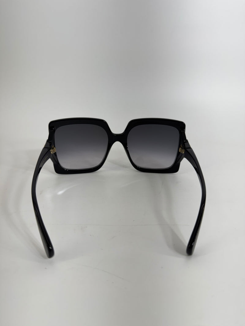 Gucci Black Oversized Square Sunglasses