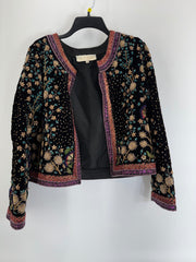 La Fuori Beaded and Embroidered Jacket Size M
