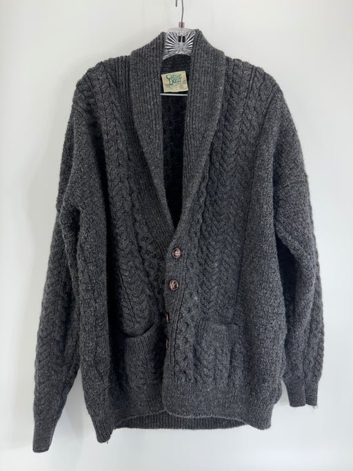 Carraig Donn 100% Wool Gray Sweater Size 2XL