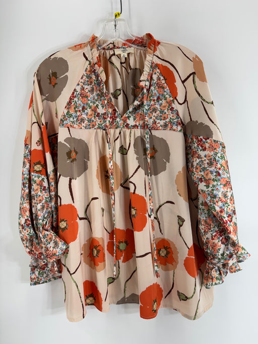 Entro Multicolor Floral Blouse Size M