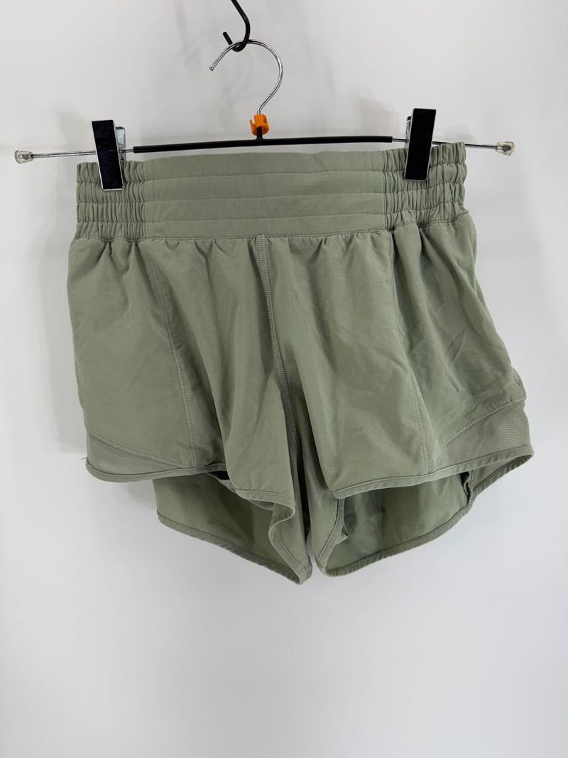 Lululemon Sage Green Athletic Shorts Size 4