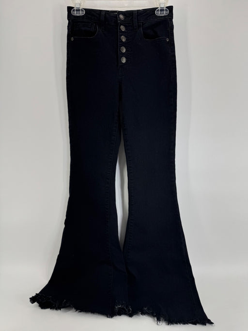 Harper Black Stretchy Flare Pants Size XS