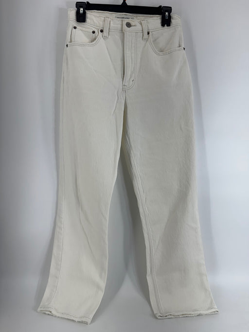 Abercrombie & Fitch High Rise Straight Size 28