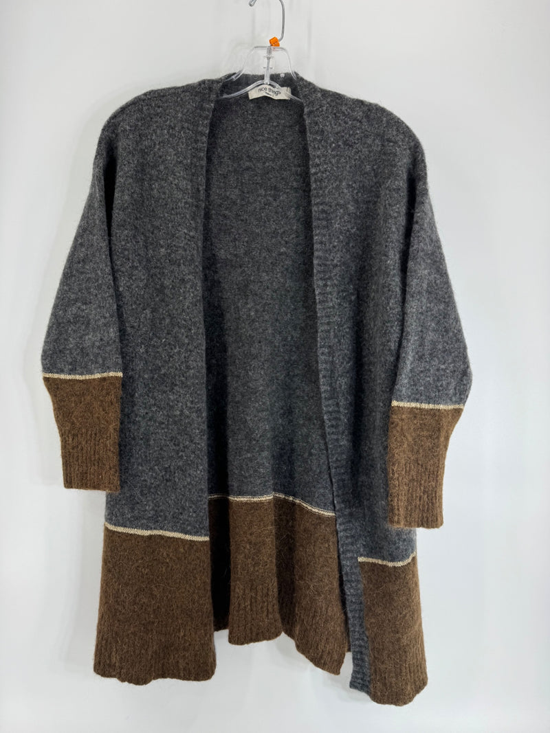 Nice Things Gray Wool Cardigan Size SM