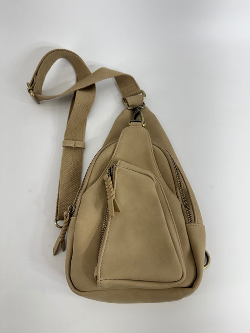 Antik Kraft Tan Leather Crossbody Bag