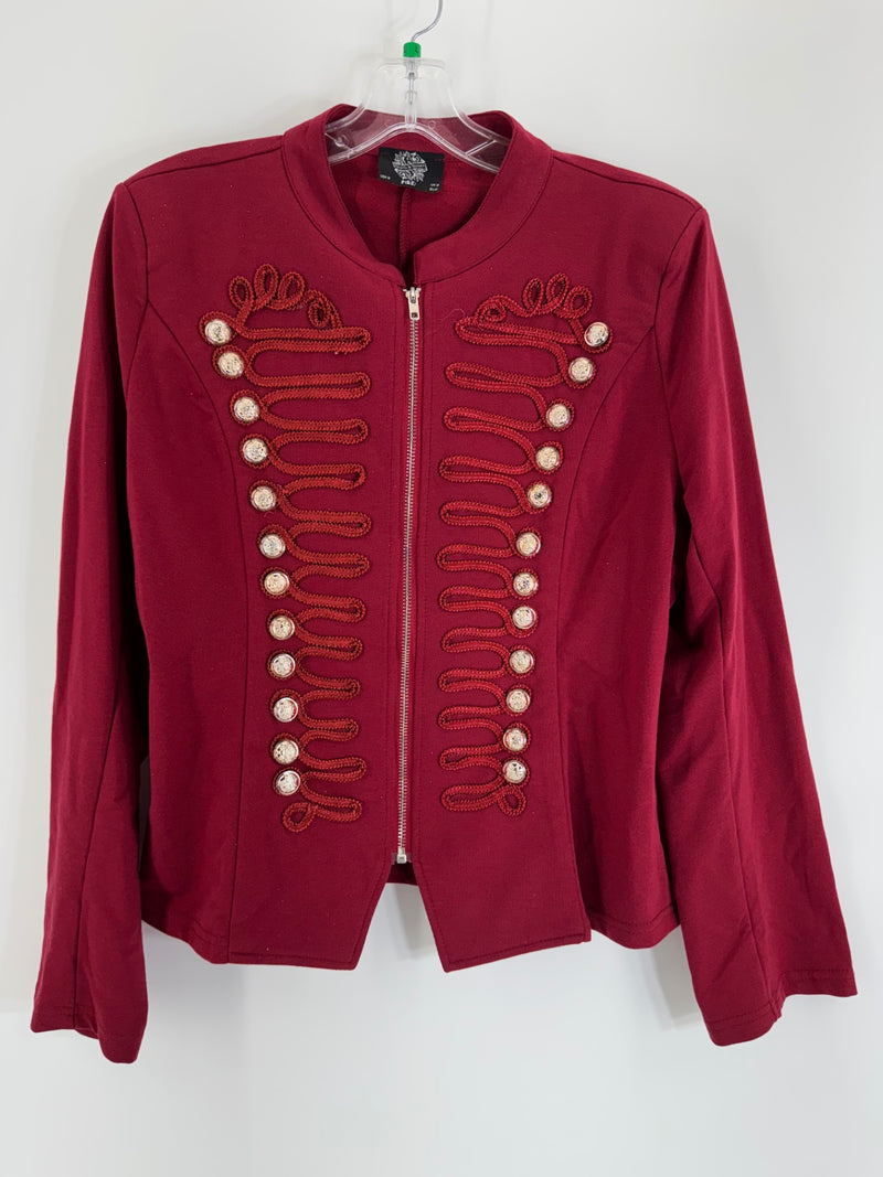 Hearts & Roses Decorated Jacket Size LG