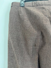 Yves Saint Laurent Brown Wool Pants Size 36