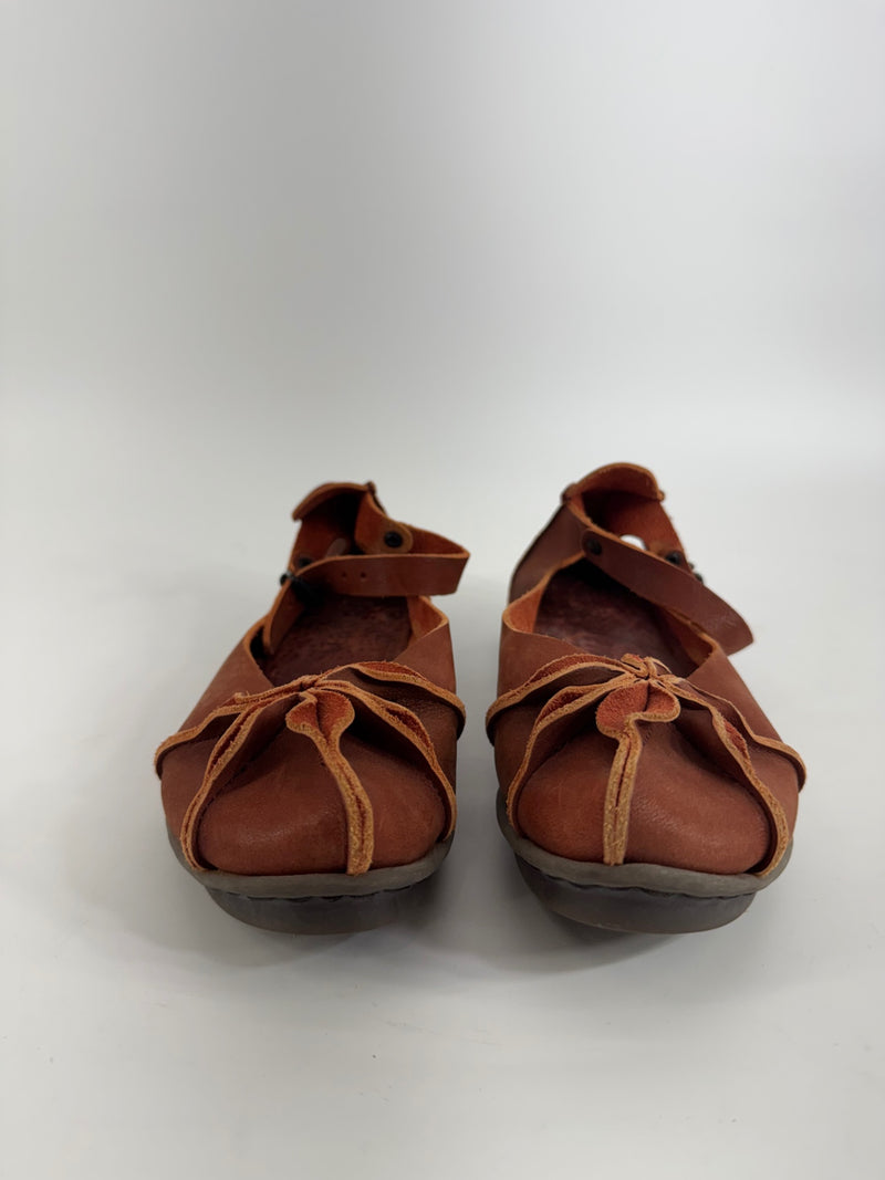 Trippen Peony Leather Flats Size 5