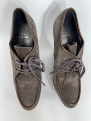 Stuart Weitzman Suede Platform Wedge Heel Size 9.5