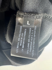 Proenza Schouler Black Wool Blend Top Size LG