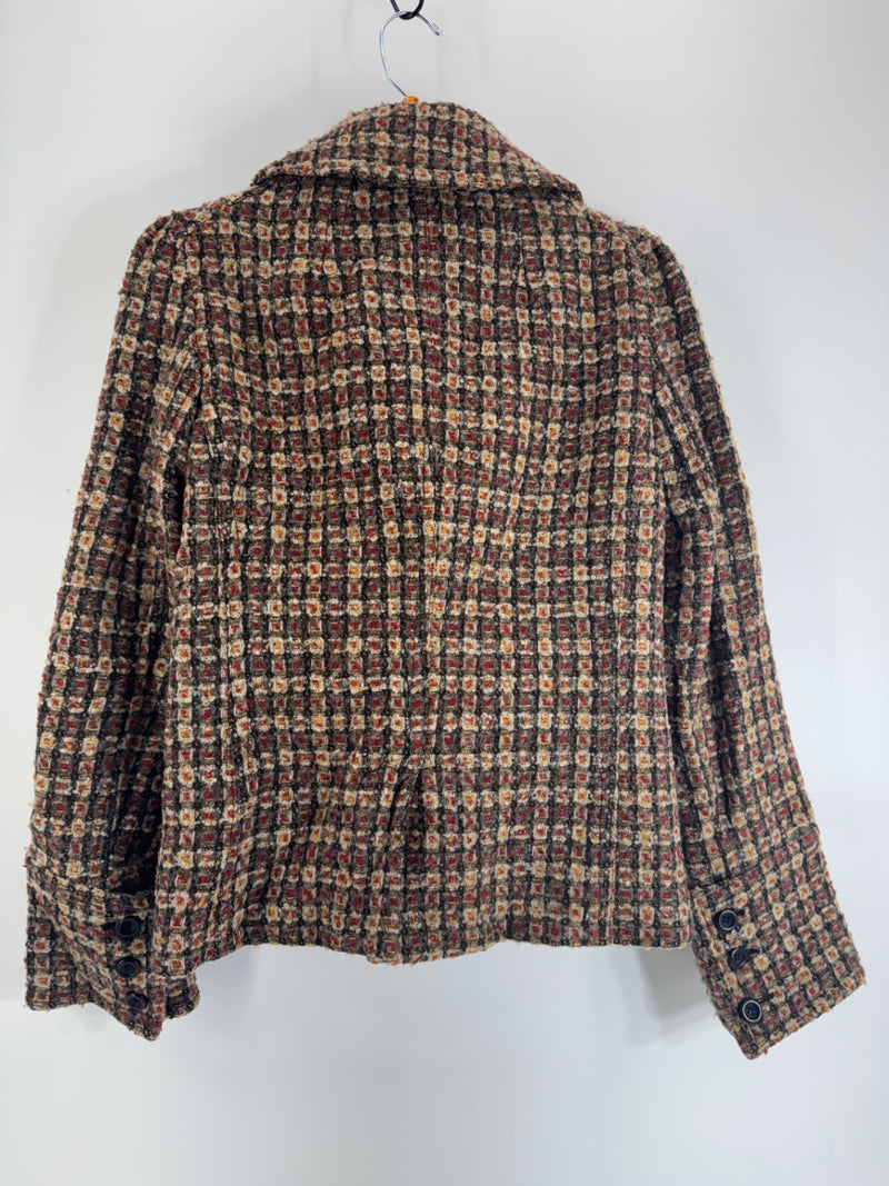 Arden B Wool Blend Button Jacket Size SM
