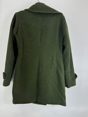 Michael Kors Green Button Coat Size XXS