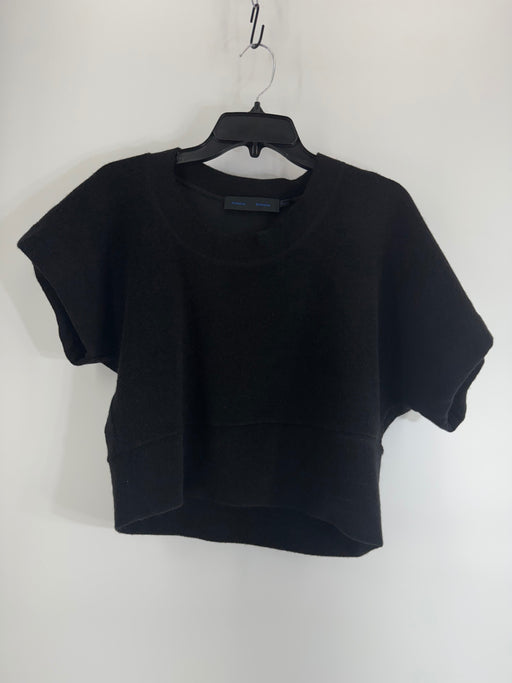 Proenza Schouler Black Wool Blend Top Size LG