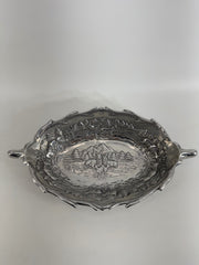 Arthur Court Aluminum Deer Bowl