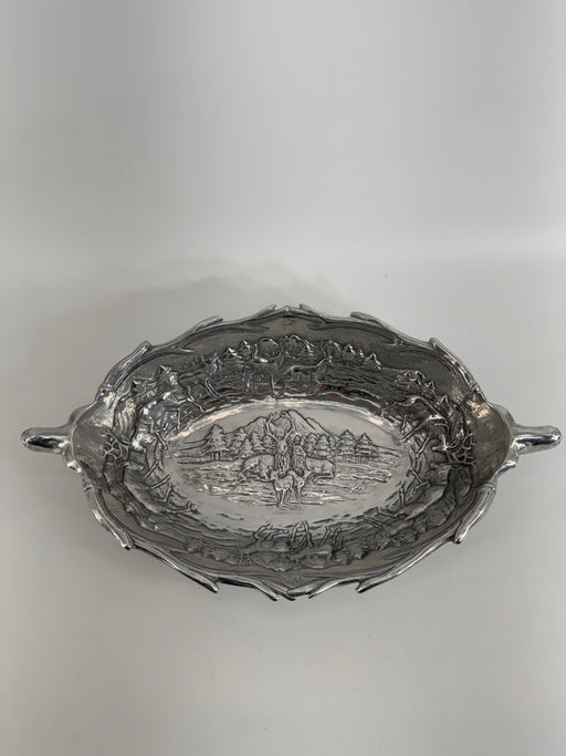 Arthur Court Aluminum Deer Bowl