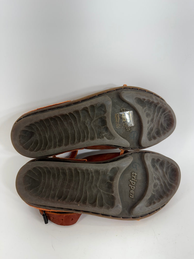 Trippen Peony Leather Flats Size 5