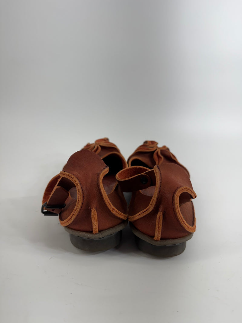 Trippen Peony Leather Flats Size 5