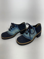Chandlers French Room Originals Navy Floral Size 6