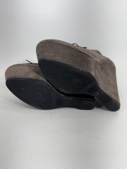 Stuart Weitzman Suede Platform Wedge Heel Size 9.5