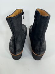 Maison Margiela Platform Suede Platform Ankle Boots Size 7.5
