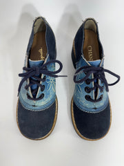Chandlers French Room Originals Navy Floral Size 6