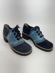 Chandlers French Room Originals Navy Floral Size 6