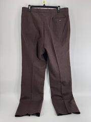 Yves Saint Laurent Brown Wool Pants Size 36