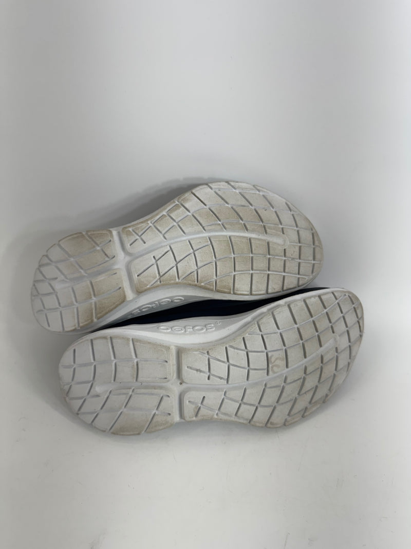 OOFOS Black Slip On Shoes Size 9