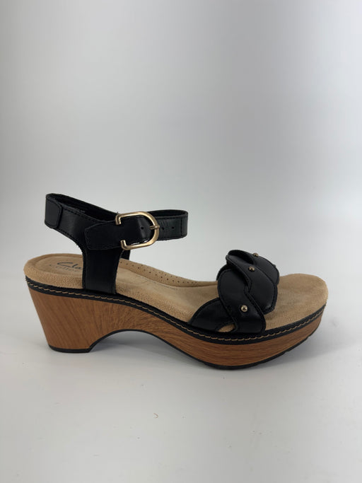 Clarks Seannah Way Twist Wedge Sandals Size 7