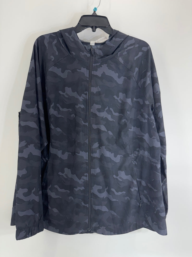 RBK Black Camouflage Jacket Size XL
