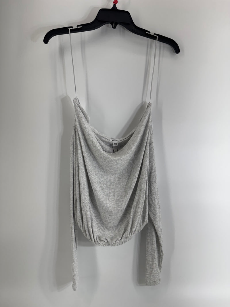 Garage Gray Off Shoulder Top Size XS